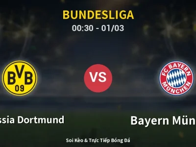 Kết Quả: Borussia Dortmund 2-3 Bayern München – Highlight & Bàn Thắng | Bundesliga