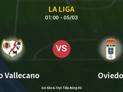 Kết Quả: Rayo Vallecano 3-0 Oviedo – Highlight & Bàn Thắng | La Liga