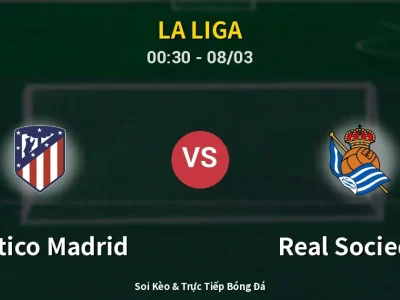 Kết Quả: Atletico Madrid 3-2 Real Sociedad – Highlight & Bàn Thắng | La Liga