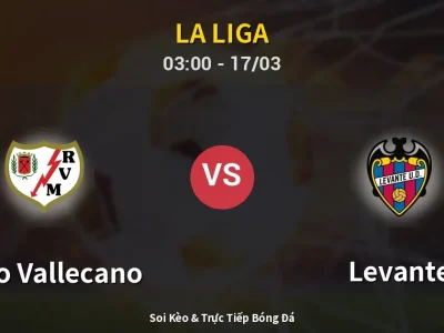Kết Quả: Rayo Vallecano 1-1 Levante – Highlight & Bàn Thắng | La Liga