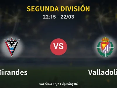 Soi Kèo Mirandes vs Valladolid – 22:15 22/03 | Nhận Định, Dự Đoán Tỷ Số
