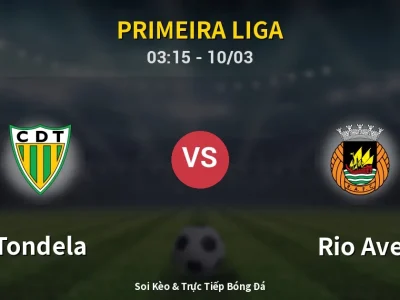 Kết Quả: Tondela 0-1 Rio Ave – Highlight & Bàn Thắng | Primeira Liga
