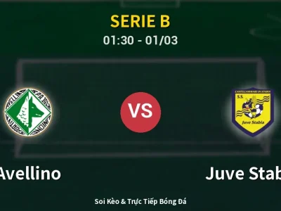 Kết Quả: Avellino 0-0 Juve Stabia – Highlight & Bàn Thắng | Serie B