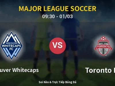 Kết Quả: Vancouver Whitecaps 3-0 Toronto FC – Highlight & Bàn Thắng | Major League Soccer
