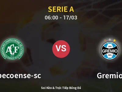 🔴 Trực Tiếp: Chapecoense-sc 1-0 Gremio – Link Xem Serie A (Full HD)