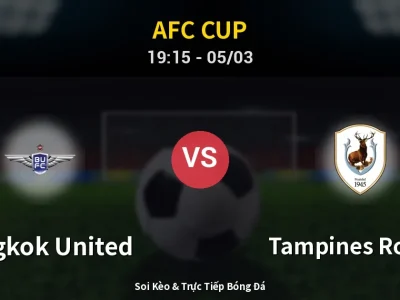 Kết Quả: Bangkok United 2-1 Tampines Rovers – Highlight & Bàn Thắng | AFC Cup