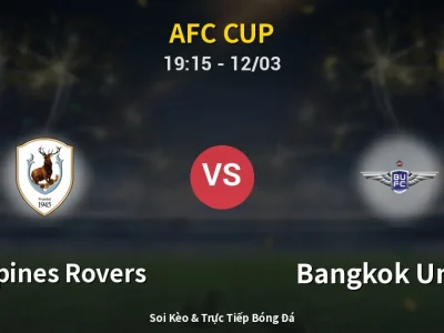 🔴 Trực Tiếp: Tampines Rovers 1-2 Bangkok United – Link Xem AFC Cup (Full HD)