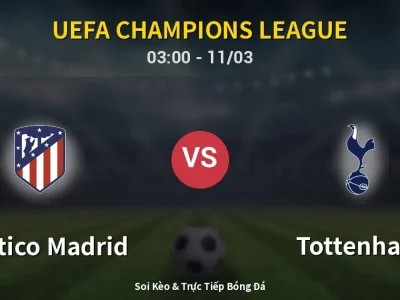 Kết Quả: Atletico Madrid 5-2 Tottenham – Highlight & Bàn Thắng | UEFA Champions League