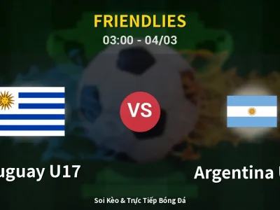 Kết Quả: Uruguay U17 1-2 Argentina U17 – Highlight & Bàn Thắng | Friendlies
